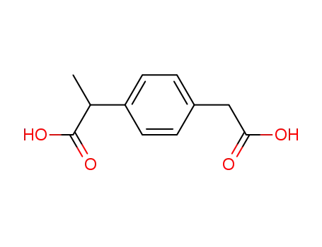 2-(4-(carboxymethyl)phenyl)propanoic acid