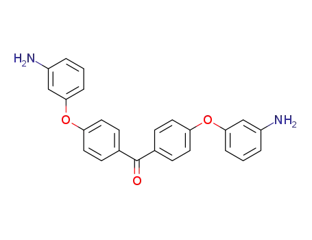 Molecular Structure of 63948-92-5 (4,4-BIS(3-AMINOPHENOXY)BENZOPHENONE(3BABP))