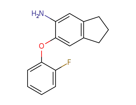 6-(2-Fluoro-phenoxy)-indan-5-ylamine