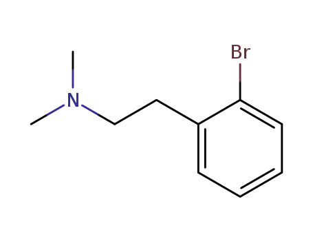Molecular Structure of 2410-47-1 (Benzeneethanamine, 2-bromo-N,N-dimethyl-)