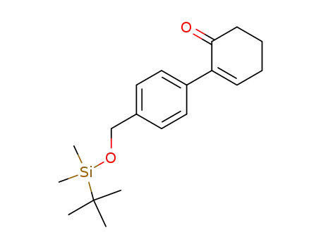 2-<4-<<(tert-Butyldimethylsilyl)oxy>methyl>phenyl>cyclohex-2-enone