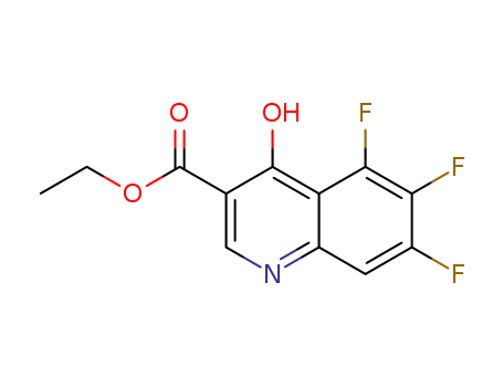 3-Quinolinecarboxylic acid, 5,6,7-trifluoro-1,4-dihydro-4-oxo-, ethyl
ester