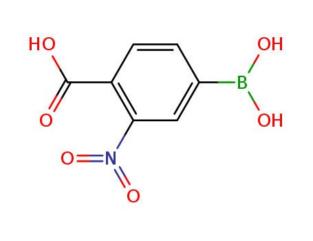 4-borono-2-nitro-benzoic acid cas  80500-28-3