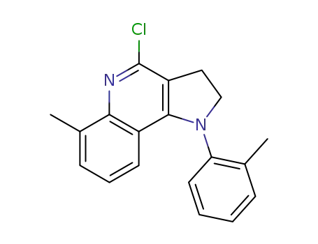 1H-Pyrrolo[3,2-c]quinoline,
4-chloro-2,3-dihydro-6-methyl-1-(2-methylphenyl)-