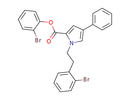 2-bromophenyl 1-[2'-(2''-bromophenyl)ethyl]-4-phenylpyrrole-2-carboxylate