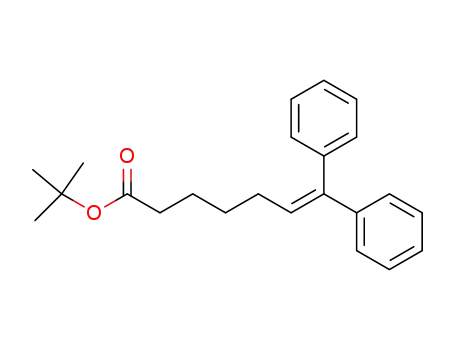 Molecular Structure of 1038793-13-3 (tert-butyl 7,7-diphenylhept-6-enoate)