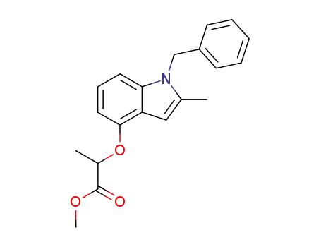 Propanoic acid, 2-[[2-methyl-1-(phenylmethyl)-1H-indol-4-yl]oxy]-,
methyl ester