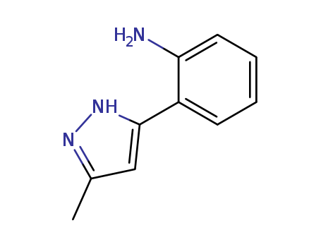 Benzenamine, 2-(3-methyl-1H-pyrazol-5-yl)-