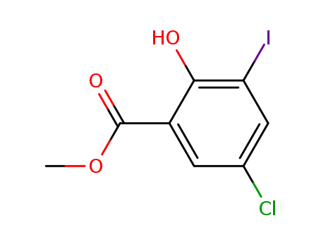 methyl 5-chloro-2-hydroxy-3-iodobenzoate