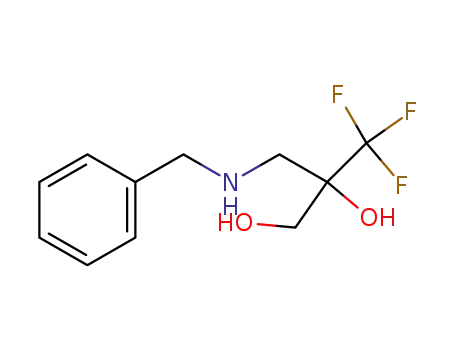 3,3,3-trifluoro-2-(((phenylmethyl)amino)methyl)-1,2-propanediol