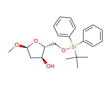 (2R,3S,5S)-2-(((tert-Butyldiphenylsilyl)oxy)methyl)-5-methoxytetrahydrofuran-3-ol