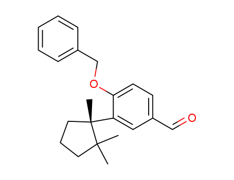 4-benzyloxy-3-[(1S)-1,2,2-trimethylcyclopentyl]benzaldehyde