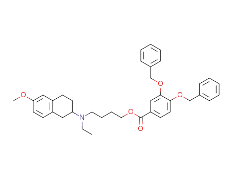 3,4-Bis-benzyloxy-benzoic acid 4-[ethyl-(6-methoxy-1,2,3,4-tetrahydro-naphthalen-2-yl)-amino]-butyl ester
