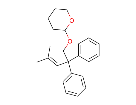 1-(tetrahydropyranyloxy)-4-methyl-2,2-diphenyl-3-pentene