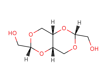Molecular Structure of 627895-26-5 ((2R,6R,9S,10S)-2,6-bis(hydroxymethyl)-cis-1,3,5,7-tetraoxadecalin)