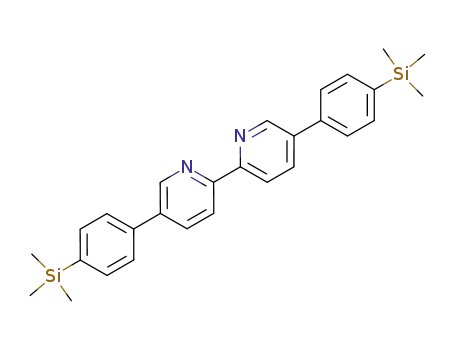 Molecular Structure of 309931-48-4 (5,5'-bis(4-trimethylsilylphenyl)-2,2'-bipyridine)