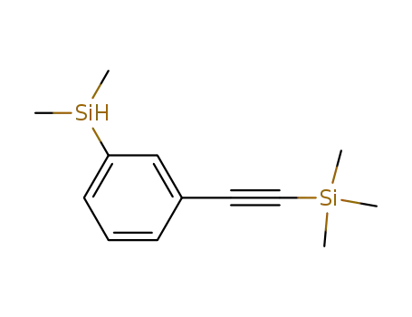 Molecular Structure of 157326-11-9 (3-trimethylsilyl-ethynylphenyldimethyl silane)