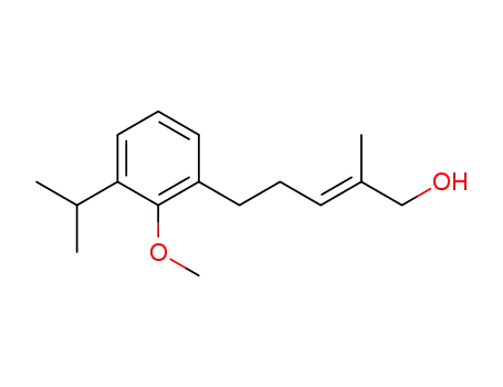 (E)-5-(3-Isopropyl-2-methoxy-phenyl)-2-methyl-pent-2-en-1-ol