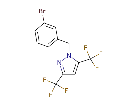 1-(3-bromo-benzyl)-3,5-bis-trifluoromethyl-1<i>H</i>-pyrazole