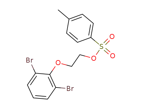 Molecular Structure of 865756-51-0 (Ethanol, 2-(2,6-dibromophenoxy)-, 4-methylbenzenesulfonate)