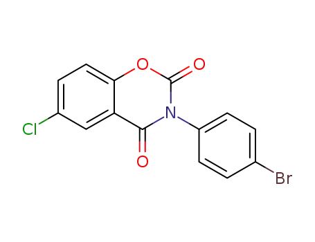 2H-1,3-Benzoxazine-2,4(3H)-dione, 3-(4-bromophenyl)-6-chloro-