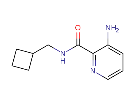 Molecular Structure of 870970-70-0 (3-amino-N-(cyclobutylmethyl)pyridine-2-carboxamide)