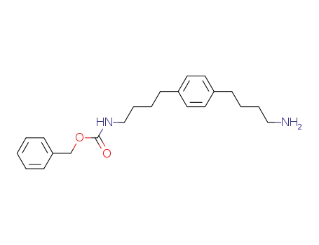 (4-(4-(4-aminobutyl)phenyl)butyl)carbamic acid benzyl ester