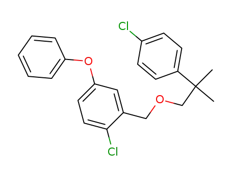 Benzene, 1-chloro-2-((2-(4-chlorophenyl)-2-methylpropoxy)methyl)-4-phenoxy-