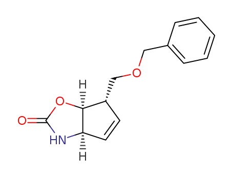 <3a(R)-(3aα,6α,6aα)>-6-<(benzyloxy)methyl>-3,3a,6,6a-tetrahydro-2H-cyclopentoxazol-2-one