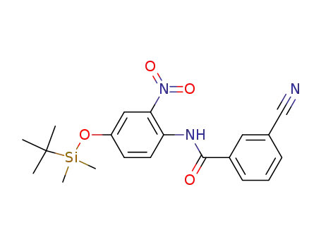N-(3-cyanobenzoyl)-2-nitro-4-(tert-butyldimethylsilyloxy)aniline