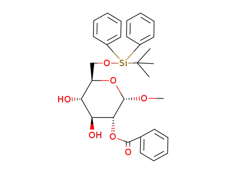methyl 2-O-benzoyl-6-O-[(tert-butyl)diphenylsilyl]-α-D-glucopyranoside