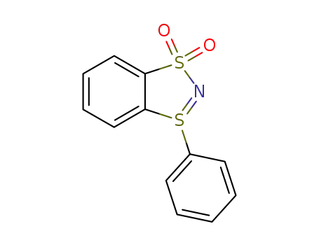 1l4-1,3,2-Benzodithiazole, 1-phenyl-, 3,3-dioxide