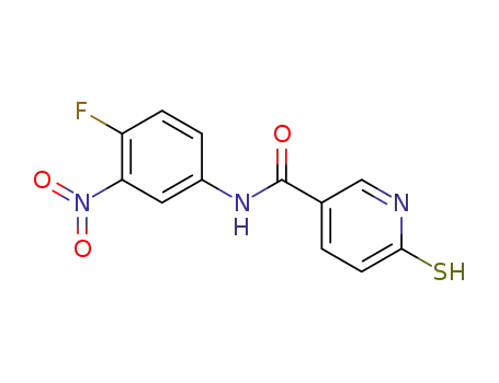 N-(4-fluoro-3-nitro-phenyl)-6-mercapto-nicotinamide