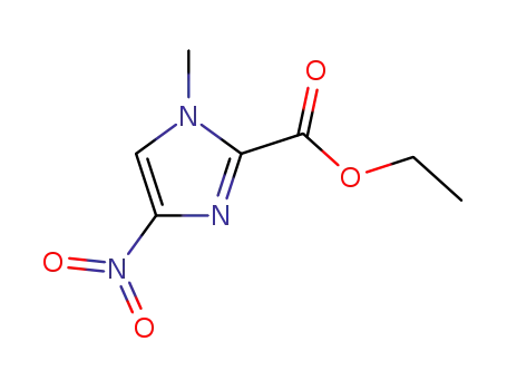 Molecular Structure of 109012-23-9 (Ethyl 1-methyl-4-nitroimidazole-2-carboxylate)
