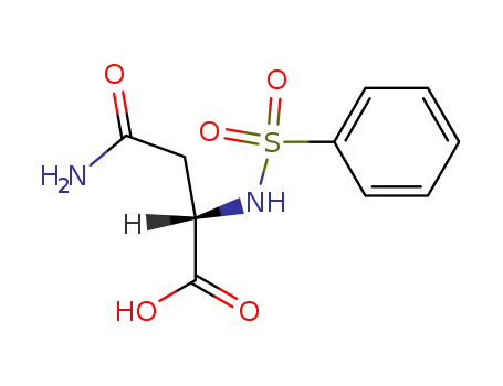 Molecular Structure of 156185-87-4 (N-phenylsulfonyl-L-asparagine)