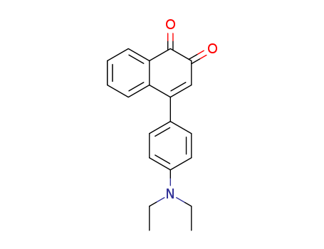4-<p-(Diethylamino)phenyl>-1,2-naphthoquinone