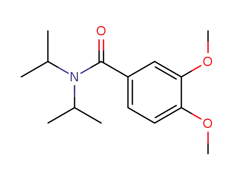 Molecular Structure of 156300-76-4 (3,4-dimethoxy-N,N-bis-(methylethyl)benzamide)