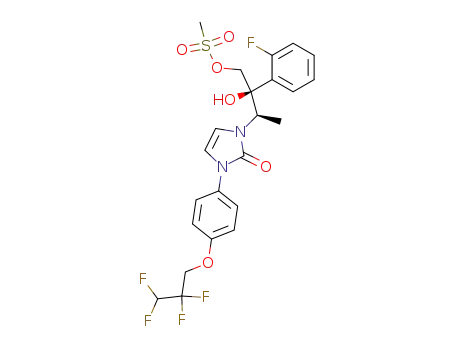 1-[(1R,2S)-2-(2-fluorophenyl)-2-hydroxy-3-methanesulfonyloxy-1-methylpropyl]-3-[4-(2,2,3,3-tetrafluoropropoxy)phenyl]-2(1H,3H)-imidazolone