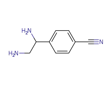 벤조 니트릴, 4- (1,2- 디아 미노 에틸)-