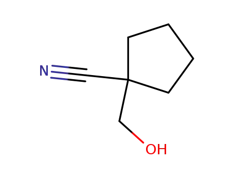 Molecular Structure of 911060-82-7 (1-(Hydroxymethyl)cyclopentanecarbonitrile)