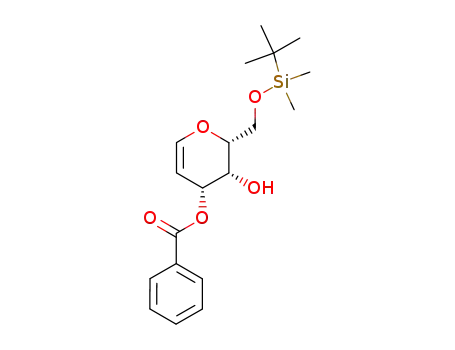 6-((tert-butyldimethylsilyl)oxy)-3-O-benzoyl-D-galactal