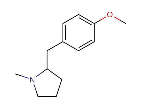 Pyrrolidine, 2-[(4-methoxyphenyl)methyl]-1-methyl-