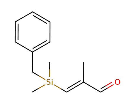 (E)-3-(benzyldimethylsilyl)-2-methylacrylaldehyde