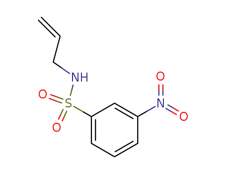 Molecular Structure of 90868-47-6 (Benzenesulfonamide, 3-nitro-N-2-propenyl-)