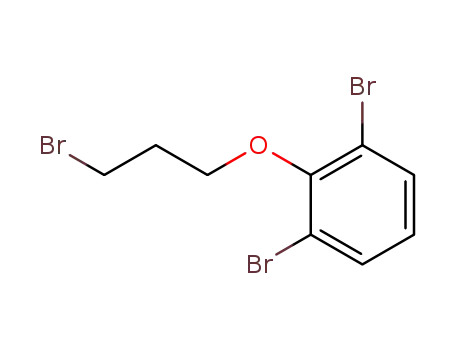 Molecular Structure of 206347-33-3 (Benzene, 1,3-dibroMo-2-(3-broMopropoxy)-)