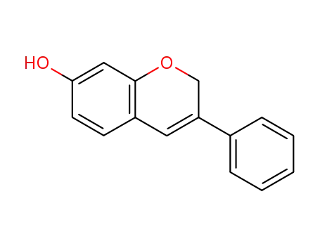 Molecular Structure of 88040-00-0 (2H-1-Benzopyran-7-ol, 3-phenyl-)