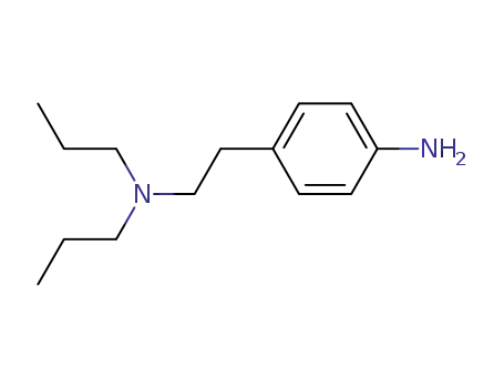 Molecular Structure of 138531-37-0 (4-<2-(N,N-di-n-propylamino)ethyl>-aniline)