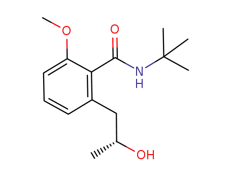 Benzamide, N-(1,1-dimethylethyl)-2-[(2R)-2-hydroxypropyl]-6-methoxy-