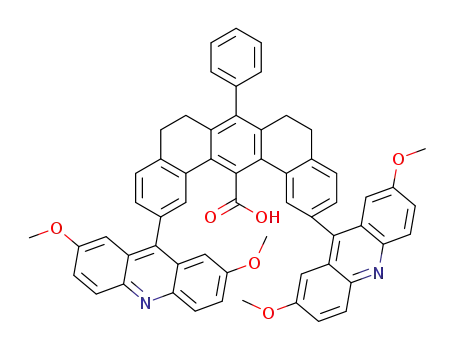 2,12-bis(2,7-dimethoxyacridin-9-yl)-7-phenyl-5,6,8,9-tetrahydrodibenz<a,j>anthracene-14-carboxylic acid