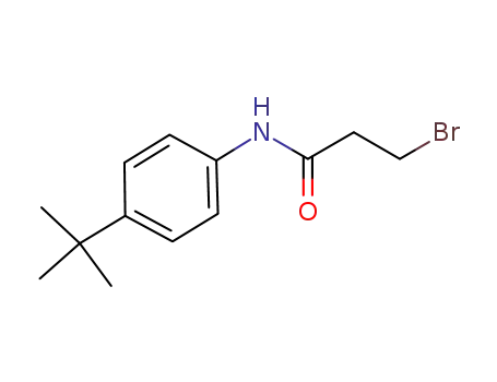 3-bromo-N-(4-(tert-butyl)phenyl)propanamide